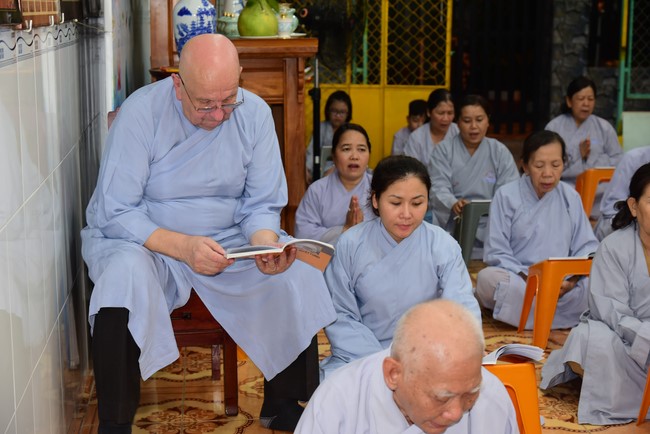 Repentant Ceremony at Minh Chat  ashram in Can Tho